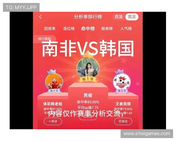 南非对韩国晋级形势全面解析：比赛结果对晋级形势的影响与趋势预测